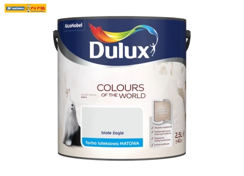 Farba do wnętrz Kolory Świata Białe Żagle 2,5L DULUX