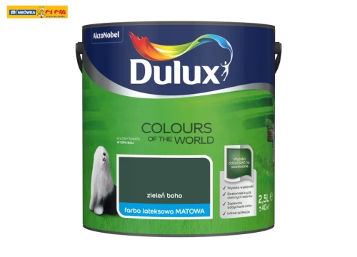 Farba do wnętrz Kolory Świata Zieleń Boho 2,5L DULUX