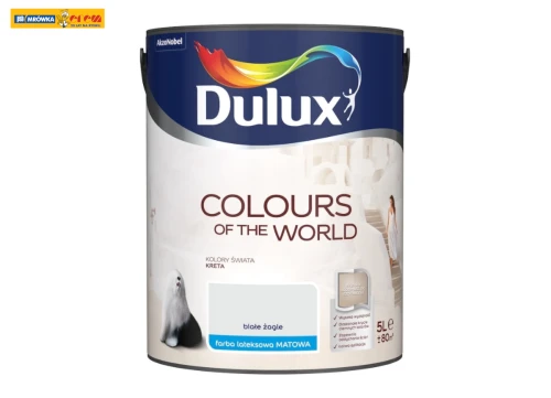 Farba do wnętrz Kolory Świata Białe Żagle 5L DULUX