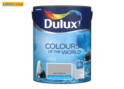 Farba do wnętrz Kolory Świata Szara Poświata 5L Dulux
