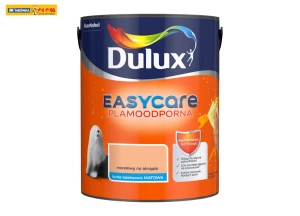 Farba lateksowa do wnętrz plamoodporna Easycare Morelowy na Okrągło 5L DULUX