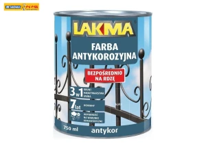 Farba na rdzę Antykorozyjna Antykor Brązowy 0,75L LAKMA