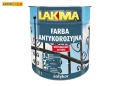 Farba na rdzę antykorozyjna Antykor czarny 5 l Lakma