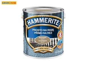Farba do metalu Prosto na Rdzę Młotkowy Złoty 0,7L HAMMERITE