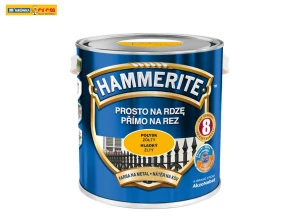 Farba do metalu Prosto na Rdzę Połysk Żółty 0,7L HAMMERITE
