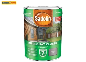 Impregnat Ochronno-Dekoracyjny Hybrydowy Classic Ciemny Szary 4,5L SADOLIN