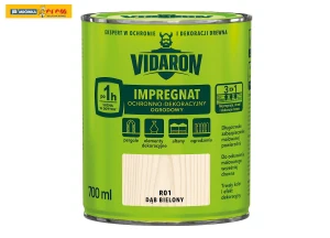 Impregnat Ochronno-Dekoracyjny Ogrodowy Dąb Bielony R01 0,7L VIDARON