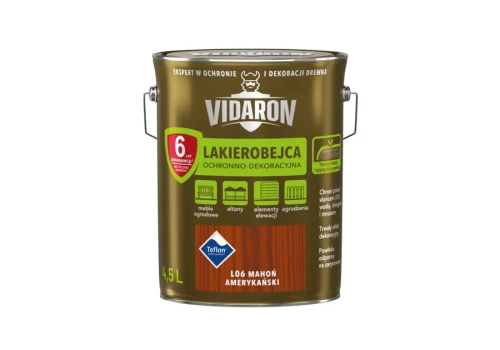 Lakierobejca Ochronno-Dekoracyjna Mahoń Amerykański L06 4,5 L Vidaron