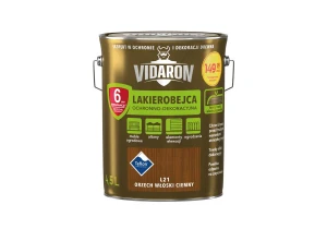 Lakierobejca Ochronno-Dekoracyjna Orzech Włoski Ciemny L21 4,5 L Vidaron