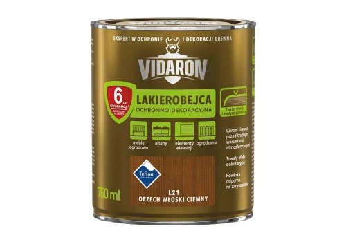 Lakierobejca Orzech Włoski Ciemny L21 0,75L Vidaron