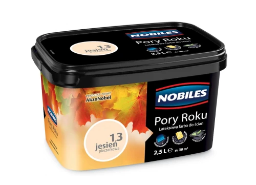 Farba lateksowa do wnętrz Pory Roku Jesień Pieczarkowa 13 2,5L NOBILES