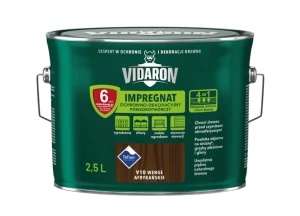 Impregnat Ochronno-Dekoracyjny Powłokotwórczy Wenge Afrykańskie V10 2,5L VIDARON