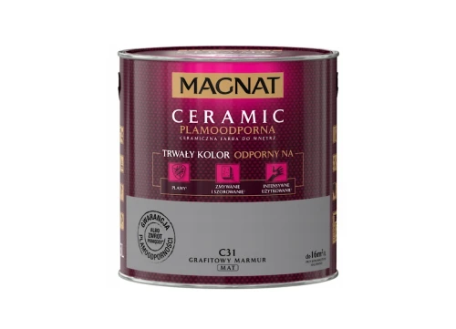 Farba do wnętrz Ceramic Grafitowy Marmur C31 2,5L MAGNAT