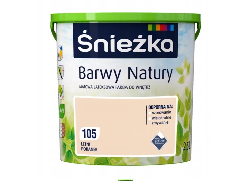 Farba do wnętrz Barwy Natury letni poranek 105 2,5 l Śnieżka