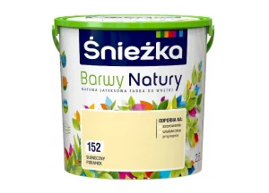 Farba do wnętrz Barwy Natury słoneczny poranek 152 2,5 l Śnieżka