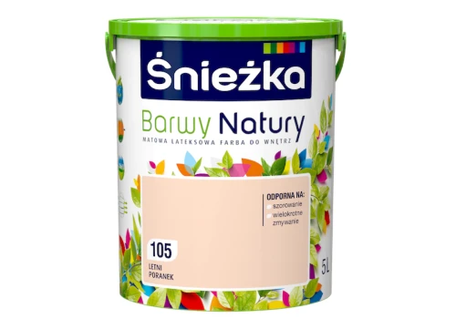 Farba do wnętrz Barwy Natury letni poranek 105 5 l Śnieżka