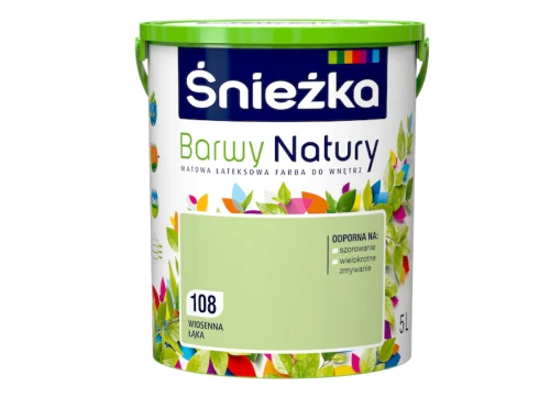 Farba do wnętrz Barwy Natury wiosenna łąka 108 5 l Śnieżka