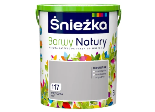 Farba do wnętrz Barwy Natury księżycowa noc 117 5 l Śnieżka