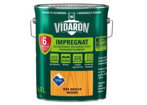 Impregnat ochronno-dekoracyjny powłokotwórczy Orzech Włoski V04 4,5L Vidaron