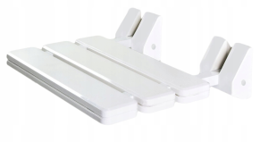 Krzesło Prysznicowe Składane Pro Duo Białe Bisk