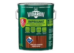 Impregnat ochronno-dekoracyjny powłokotwórczy Palisander Królewski V08 4,5L Vidaron