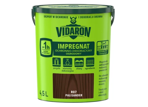Impregnat Ochronno-Dekoracyjny Ogrodowy Palisander R07 4,5L VIDARON