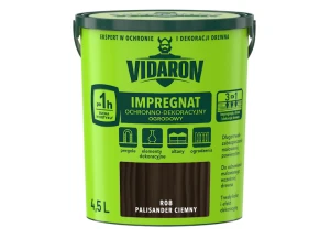 Impregnat Ochronno-Dekoracyjny Ogrodowy Palisander Ciemny R08 4,5L VIDARON