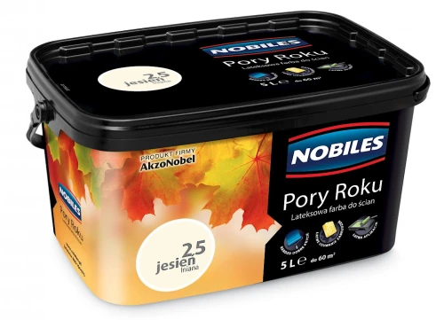 Farba lateksowa do wnętrz Pory Roku Jesień Lniana 25 5L Nobiles