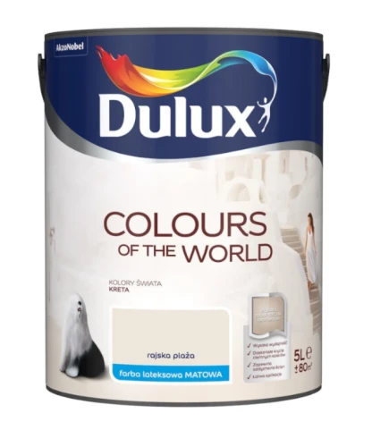 Farba do wnętrz Kolory Świata Rajska Plaża 5L DULUX