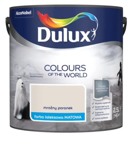 Farba do wnętrz Kolory Świata Mroźny Poranek 2,5L DULUX