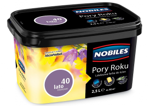 Farba lateksowa do wnętrz Pory Roku Lato Śliwkowe 40 2,5L NOBILES
