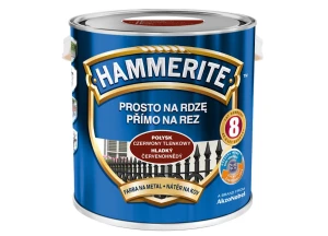 Farba do metalu Prosto na Rdzę Połysk Czerwony Tlenkowy 0,7L HAMMERITE