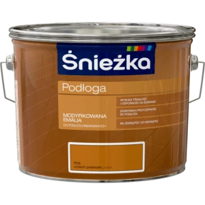 Farba emaliowa modyfikowana podłoga Połysk Orzech Pośredni P03 2,5L ŚNIEŻKA