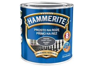 Farba do metalu Prosto na Rdzę Połysk Ciemnoszary 0,7L HAMMERITE