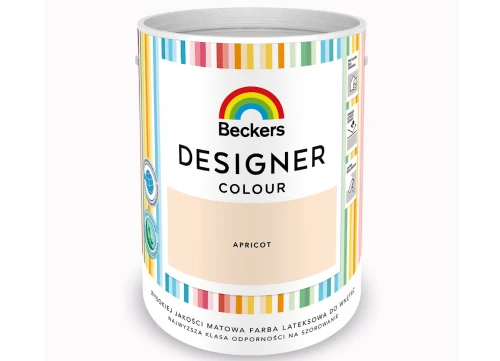 Farba lateksowa do wnętrz Designer Colour Apricot 5L Beckers