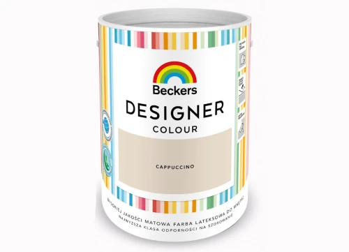 Farba lateksowa do wnętrz Designer Colour Cappuccino 5L Beckers