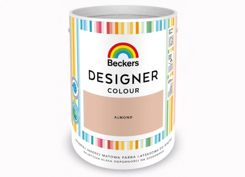 Farba lateksowa do wnętrz Designer Colour Almond 5L Beckers
