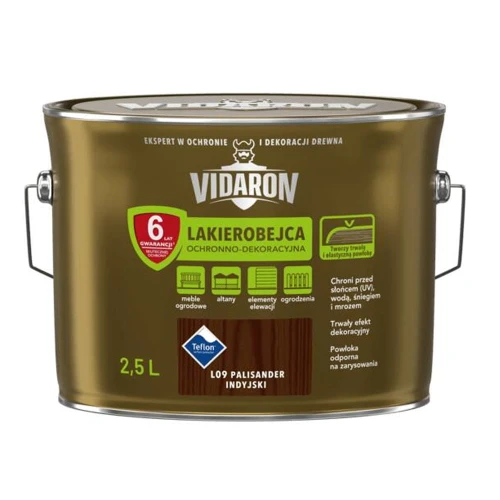 Lakierobejca ochronno-dekoracyjna palisander indyjski 2,5 l Vidaron