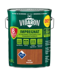 Impregnat powłokotwórczy mahoń V24 4,5 l Vidaron