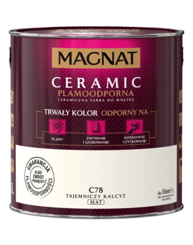 Farba do wnętrz Ceramic Tajemniczy Kalcyt C78 2,5L Magnat