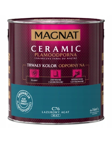 Farba ceramiczna lazurowy agat 2,5 l Magnat