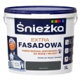 Farba fasadowa extra śnieżnobiała 1 l Śnieżka
