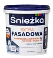 Farba fasadowa extra śnieżnobiała 1 l Śnieżka