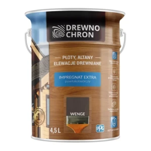 Impregnat do drewna powłokotwórczy Extra Wenge 4,5 l Drewnochron