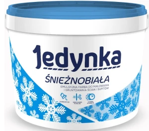 Farba emulsyjna Śnieżnobiała 3L JEDYNKA