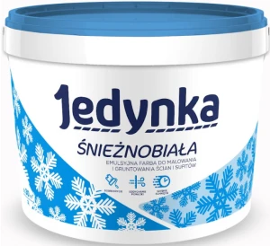Farba emulsyjna Śnieżnobiała 5L JEDYNKA
