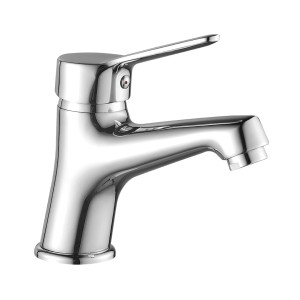 Bateria umywalkowa stojąca z korkiem tibi chrom Kuchinox