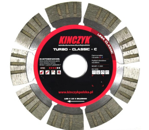 Tarcza diamentowa Turbo Classic C 125 mm Kinczyk.png