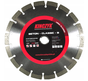 Tarcza diamentowa do betonu Classic B 350 mm Kinczyk