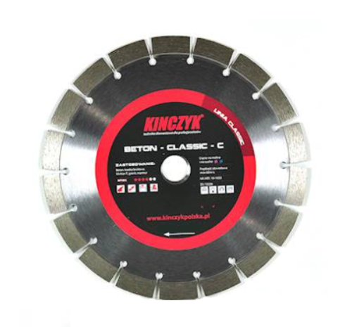 Tarcza diamentowa Beton Classic C 230 mm Kinczyk.png